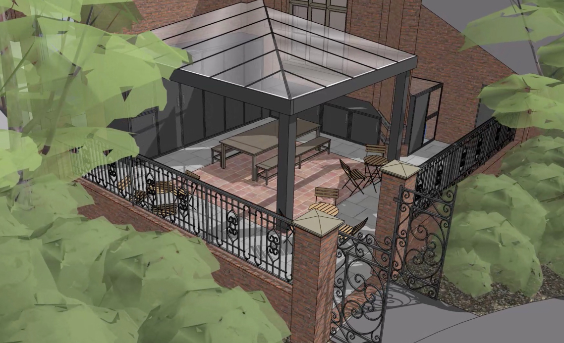 Fearon Hall Gateway Courtyard Project