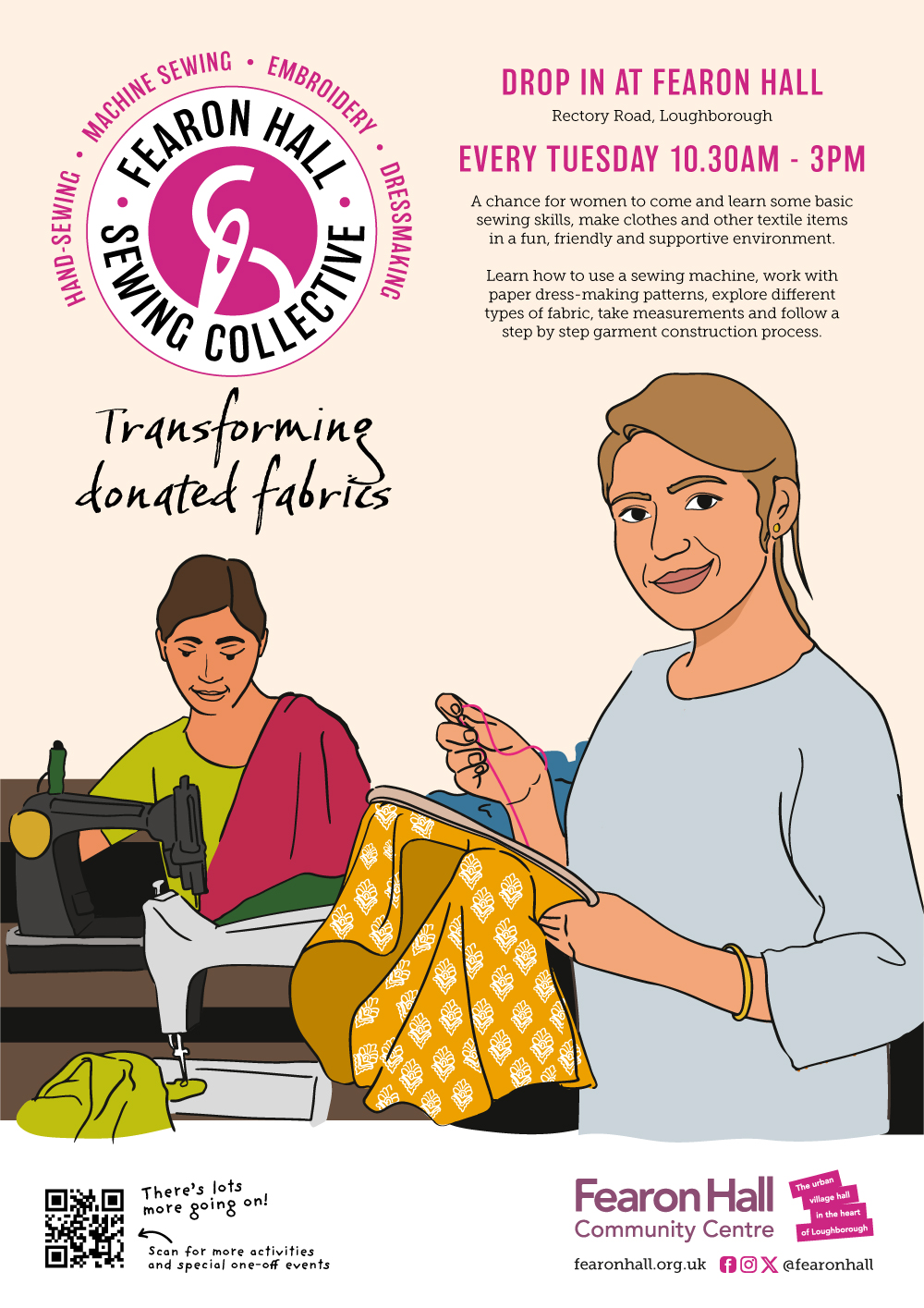 Fearon Hall Sewing Collective, Every Tuesday 10.30am - 3pm